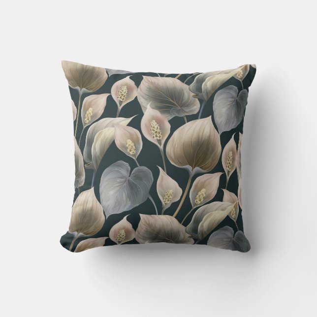 Cojín decorativo Calla Lilies (Anverso)
