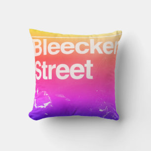 Cojín Decorativo Calle Bleecker, Greenwich Village, Manhattan NYC