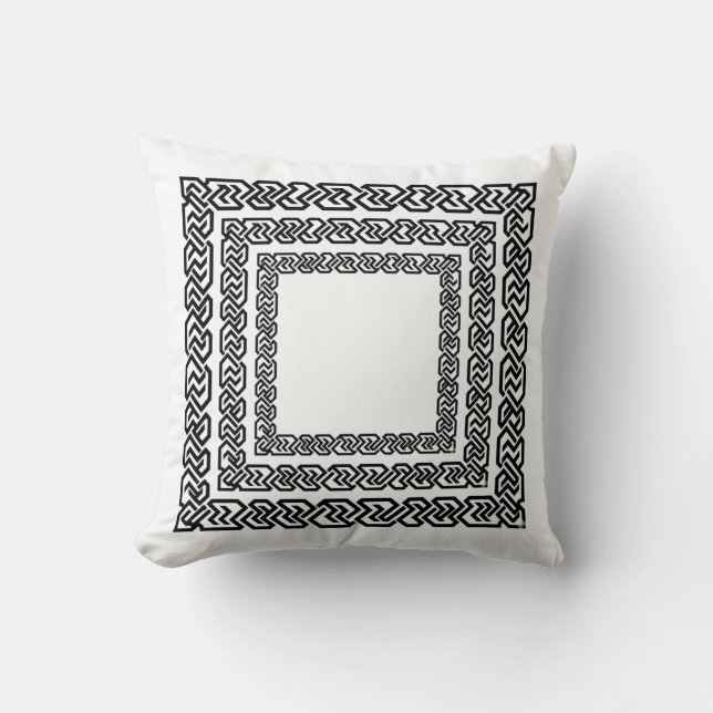 Cojín Decorativo Calm Mind Pillow | Tibetan-Inspired Minimalist Cus (Anverso)