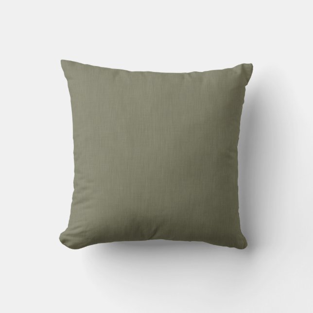 Cojín Decorativo Calm & simple olive green textured background  (Anverso)