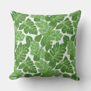 Cojín Decorativo Calmando hojas verdes Ku