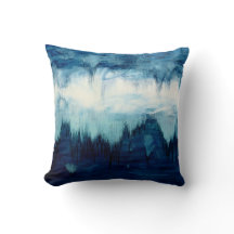 CALMING BLUE Color Therapy 2-laterales Pillow