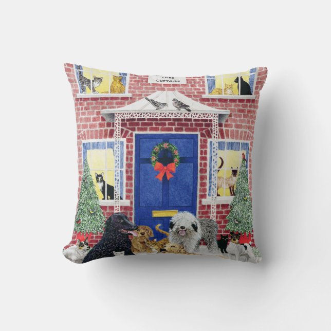 Cojín Decorativo Calor del navidad (Anverso)