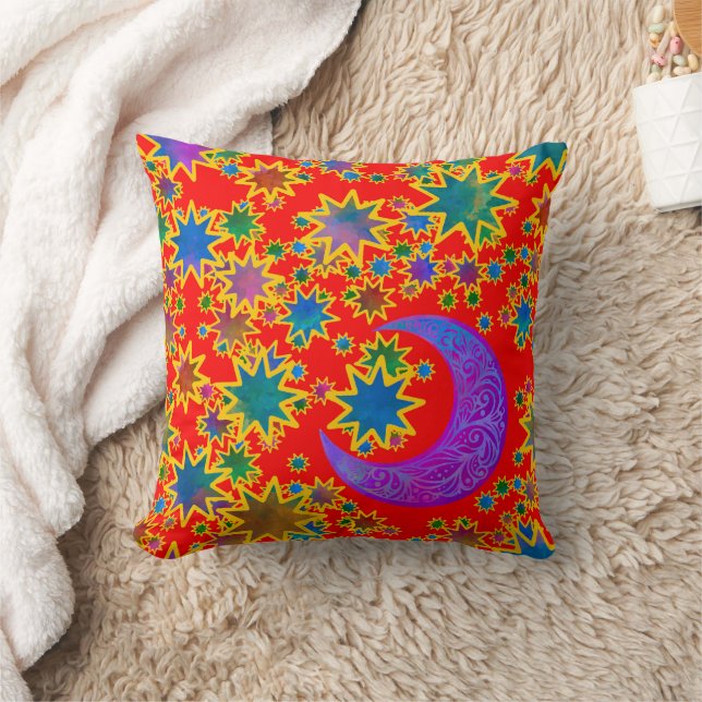 Cojín Decorativo Calor Solar de Luna Mística (Manta)