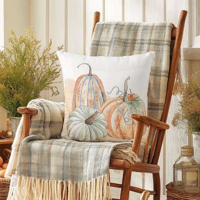 Cojín Decorativo Calzas acuáticas de otoño (Cozy Fall Home Decorative Throw Pillow)