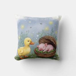 Cojín Decorativo Cama blanda, cochecito y lechón