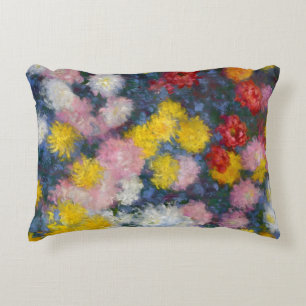 Cojín Decorativo Cama de Crisantemos por Claude Monet