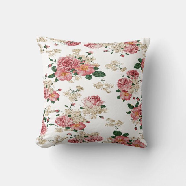 Cojín Decorativo Cama de rosas (Anverso)