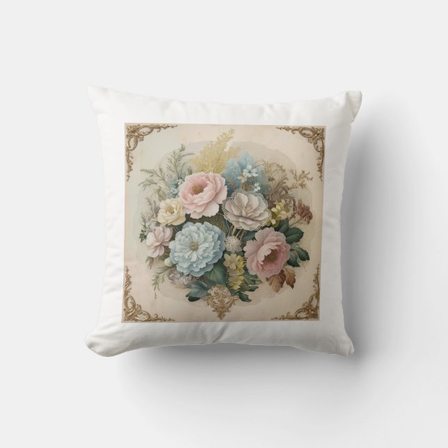 Cojín Decorativo Cama de rosas (Anverso)