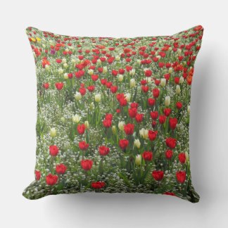 Cojín Decorativo Cama de tulipanes
