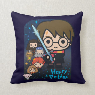 Cojín Decorativo Cámara de Harry Potter del dibujo animado de