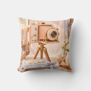 Cojín Decorativo Cámara Vintage Albaricoque Perla Studio