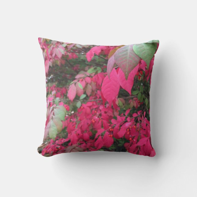 Cojín decorativo cambiante de las hojas (Anverso)