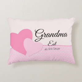 Cojín Decorativo Cambiar cualquier texto Abuela es la abuela bebé r