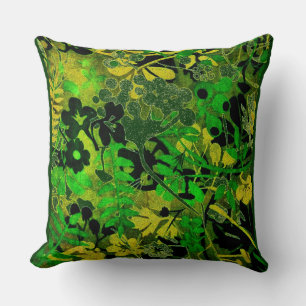 Cojín Decorativo Cambiar el color Wacky Retro Floral 1