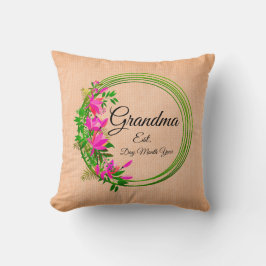 Cojín Decorativo Cambiar el texto Abuela Est Abuela