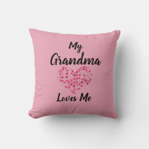 Cojín Decorativo Cambiar nombre de abuela de texto a mi abuela me a