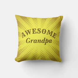 Cojín Decorativo Cambiar nombre y texto - Increíble abuelo