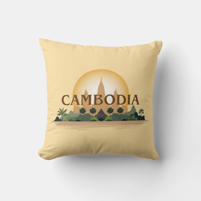 Cojín Decorativo Camboya (Anverso)