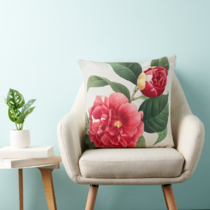 Cojín Decorativo Camelia Variada, Pierre-Joseph Redouté, 1833