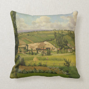 Cojín Decorativo Camille Pissarro el   Paysage Patis aux.,
