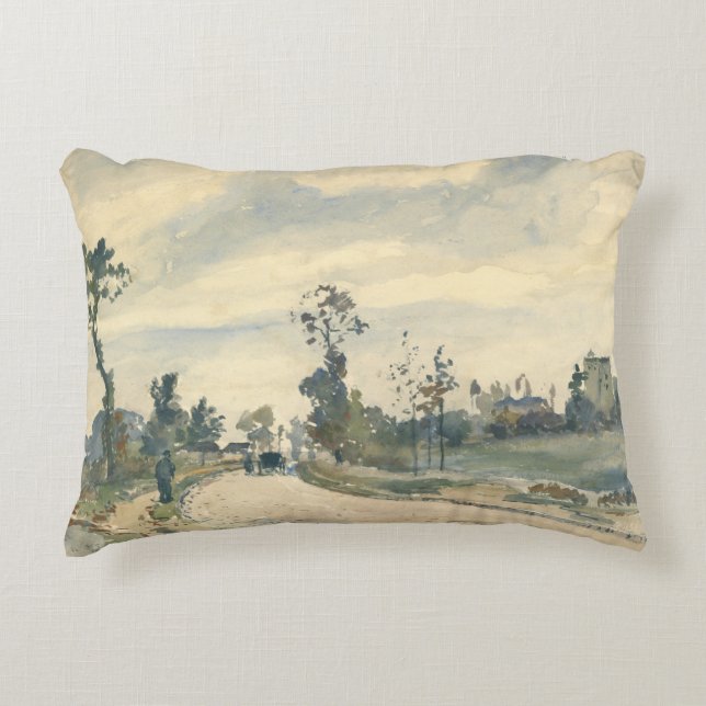 Cojín Decorativo Camille Pissarro - Louveciennes (Anverso)
