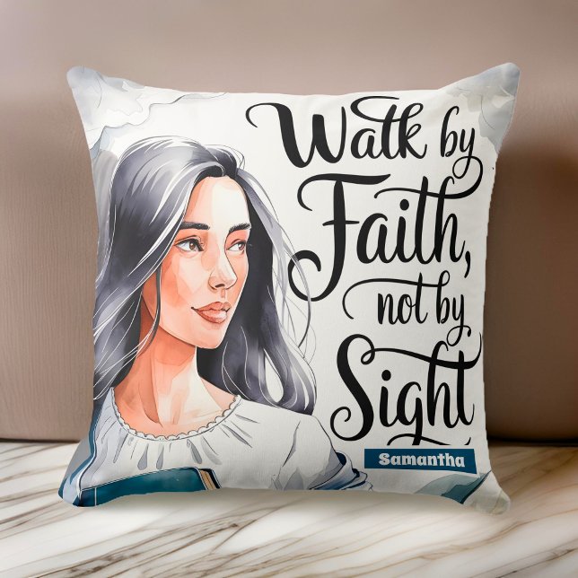 Cojín Decorativo Caminata Personalizada Por Mujeres Cristianas Reli (Subido por el creador)