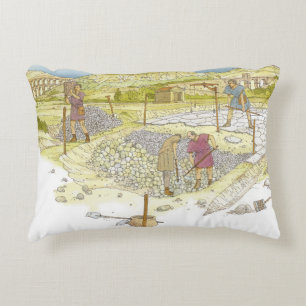 Cojín Decorativo Camino romano. Detalle