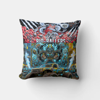 Cojín Decorativo Camión Monstruo TOCOCLAWS Bio-Armadura - Calavera
