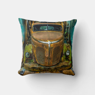 Cojín Decorativo Camión Vintage Whiskey Barrels