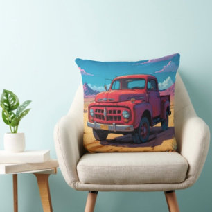 Cojín Decorativo Camioneta Americana Clásica
