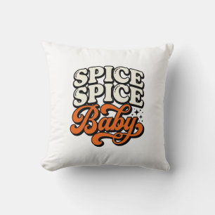 Cojín Decorativo Camisa de tipografía retro vintage Baby Spice Spic