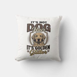 Cojín Decorativo Camisa Divertida Vintage Pelo de Perro Retriever D