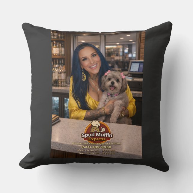 Cojín Decorativo camiseta (Anverso)