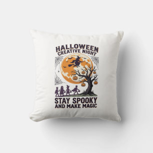 Cojín Decorativo Camiseta Creativa de Halloween Arte de Luna Espelu