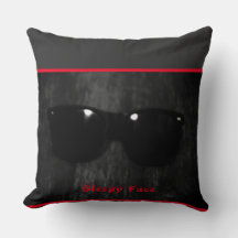 Camiseta de algodón negra "BOLD" con rostro somnol