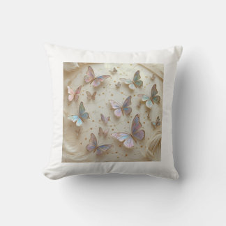 Cojín Decorativo Camiseta De Constelación De Mariposa Mística