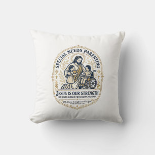 Cojín Decorativo Camiseta de crianza con necesidades especiales de