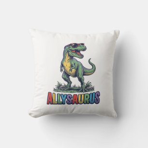 Cojín Decorativo Camiseta de diseño de gafas de sol de dinosaurio v