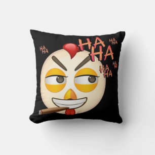 Cojín Decorativo Camiseta de Emoji de Risa