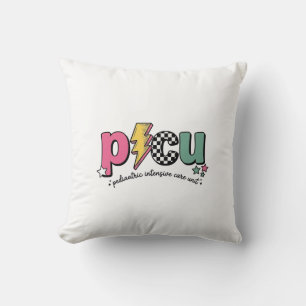 Cojín Decorativo Camiseta de enfermera de la Unidad de Cuidados Int