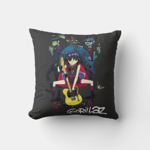 Cojín Decorativo Camiseta de Gorillaz