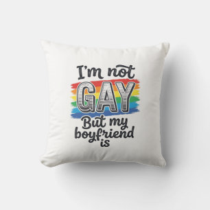 Cojín Decorativo Camiseta de grabado vintage de orgullo de novio di