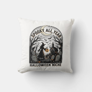 Cojín Decorativo Camiseta de Halloween todos los días Diseño espelu