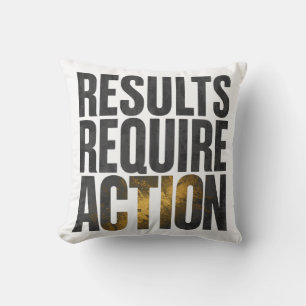 Cojín Decorativo Camiseta de motivación para gimnasio sin excusas s