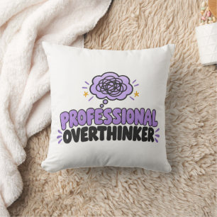 Cojín Decorativo Camiseta de Pensador Profesional