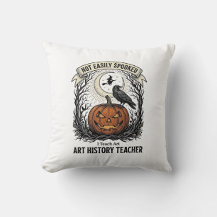 Cojín Decorativo Camiseta de profesor de historia del arte con grab