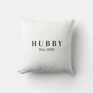 Cojín Decorativo Camiseta de regalo de aniversario para marido pers