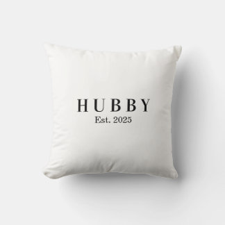 Cojín Decorativo Camiseta de regalo de aniversario para marido pers