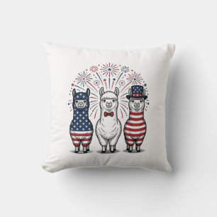 Cojín Decorativo Camiseta de vector vintage de fuegos artificiales